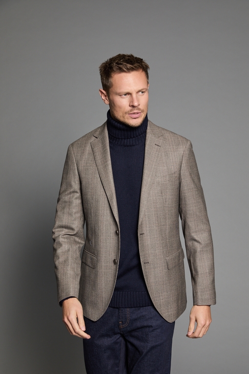 Veste en laine by Spontini pour homme. - légérement épaulé -