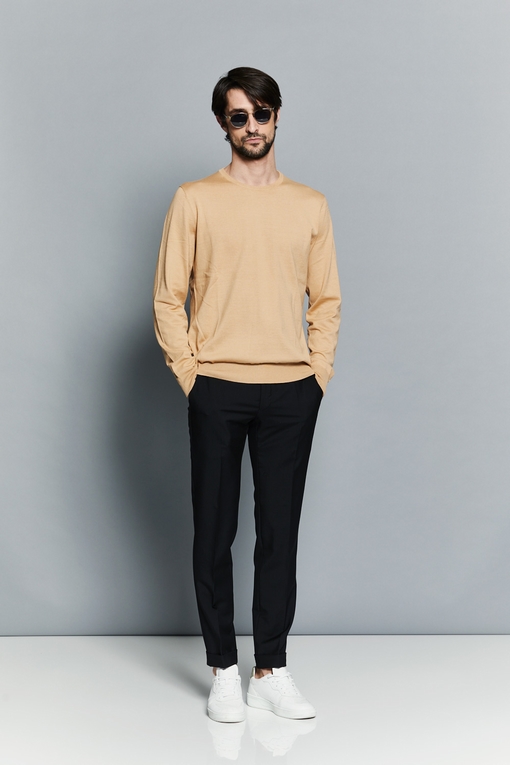 Pull by Spontini pour homme.  - Col rond - Manches longues.