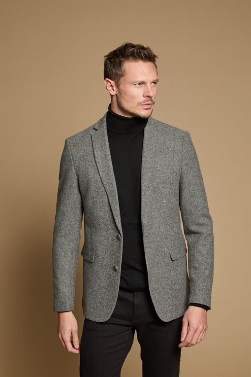 Veste 100% laine by Spontini -Entièrement doublée  -2 fentes