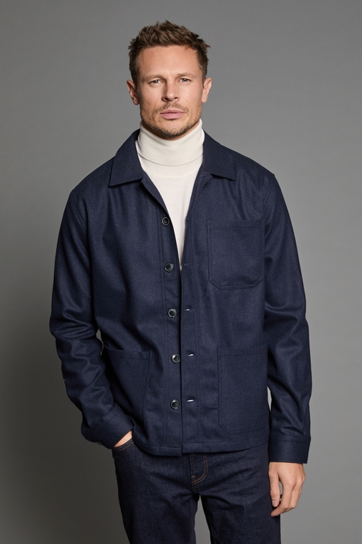 Surchemise, by Spontini - composée majoritairement de laine