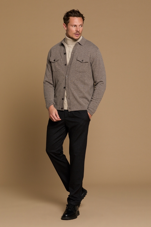Chemise en maille by spontini  - Chemise en maille boutonné