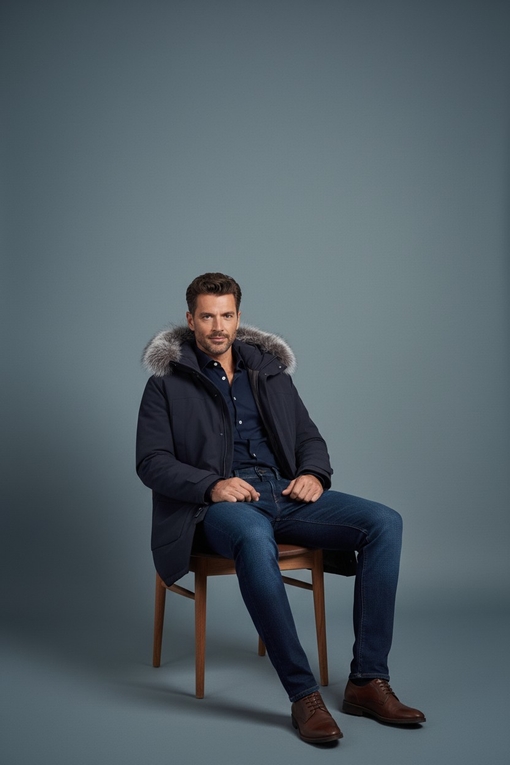 Parka avec capuche à plumes by Spontini  Les plumes de duvet