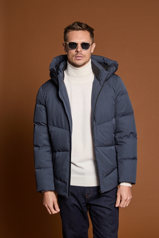 Doudoune à capuche by Spontini Tissu Vitale barberis