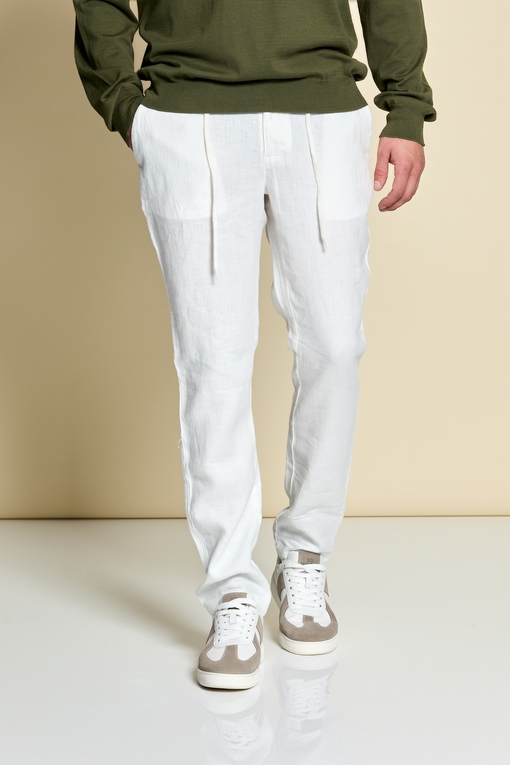 Pantalon en lin by Spontini pour homme. - Composition : 100%