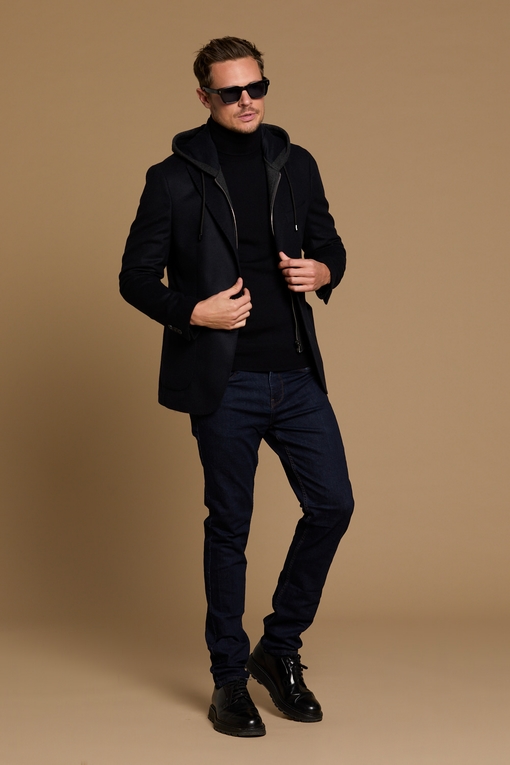 Veste en laine by Spontini  - veste partiellement doublée en