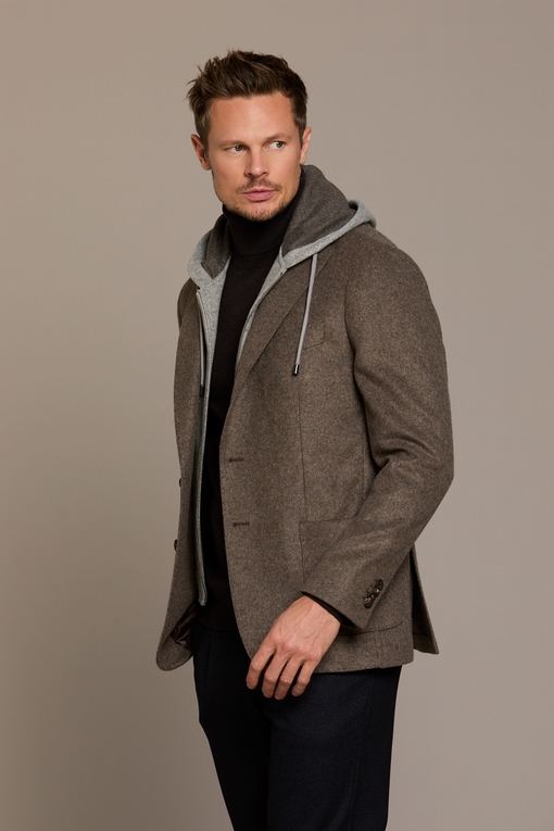 Veste en laine by Spontini  - veste partiellement doublée en