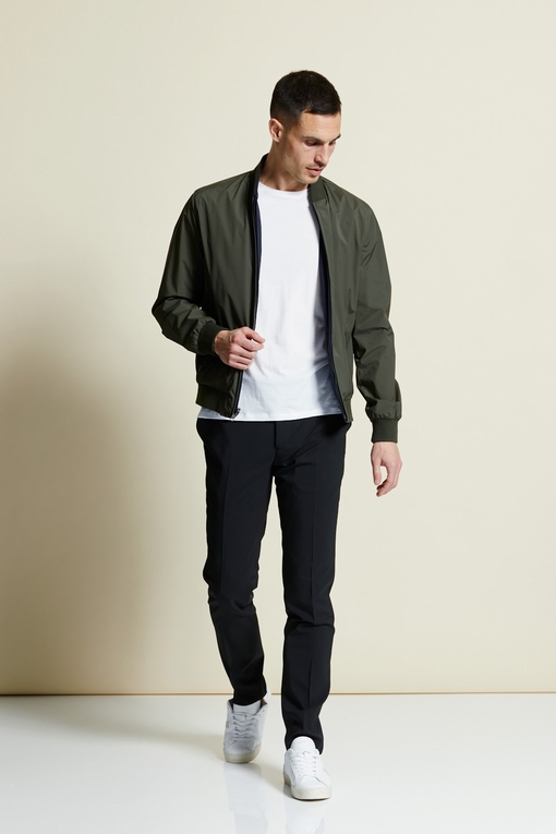 Blouson zippé en coton by Spontini, pour homme - fermeture