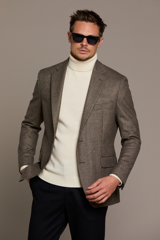 Veste en laine by Spontini pour homme. - légérement épaulé -