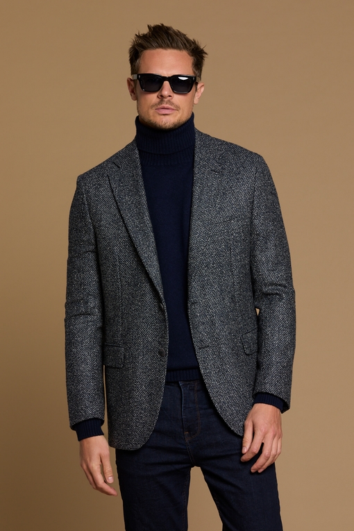 Veste en laine by Spontini pour homme. - légérement épaulé -