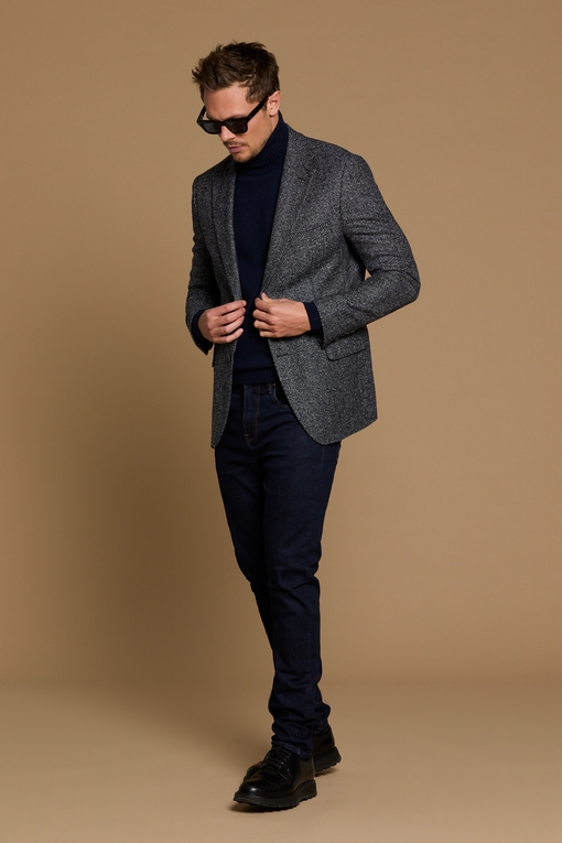Veste en laine by Spontini pour homme. - légérement épaulé -