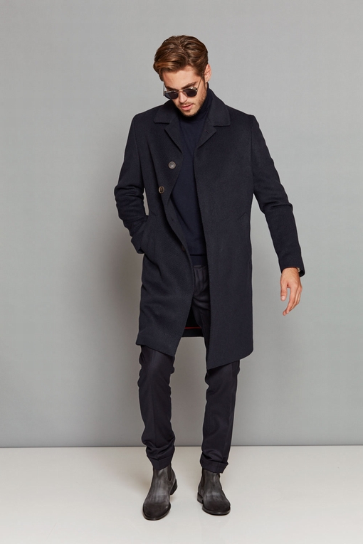Manteau by Spontini - Semi-doublé, avec 2 poches plaquées et