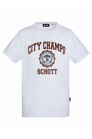 TEE-SHIRT AUS JERSEY - SCHOTT USA