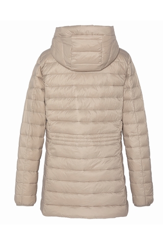 LONG LIGHT QUILTED DOWN JACKET
