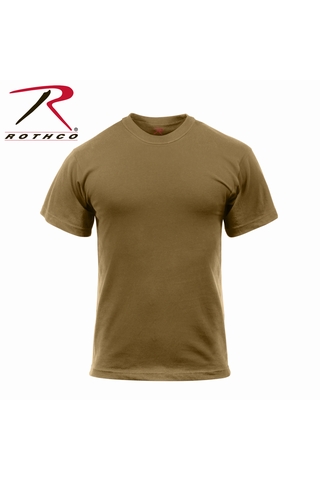 SOLID COLOR MILITARY T-SHIRT SOLID COLOR MILITARY T-SHIRT