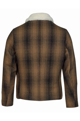 plaid car coat mens