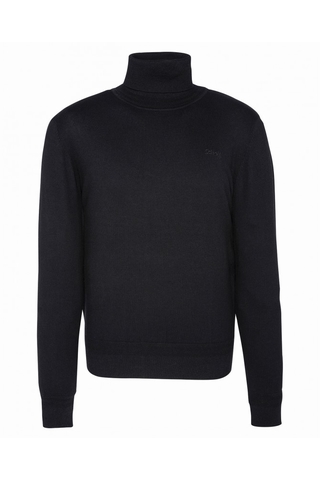 fancy black turtleneck