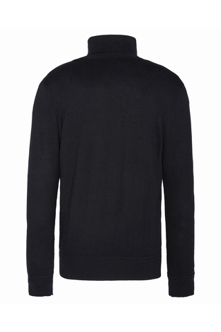 fancy black turtleneck