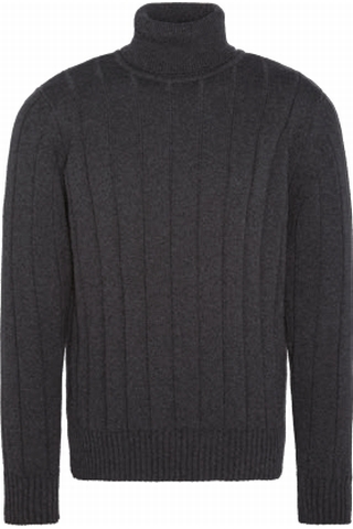 TURTLENECK RIBS KNIT SWEATER TURTLENECK RIBS KNIT SWEATER