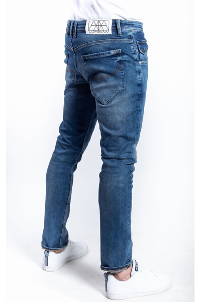 STRAIGHT TAPERED FIT 12OZ - AMSTERDENIM - OUD BLAUW - 2