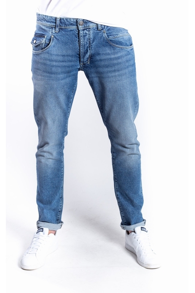 STRAIGHT TAPERED FIT 12OZ - AMSTERDENIM - STEEN - 1