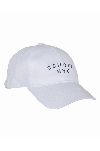 BASIC CAP - SCHOTT USA - WHITE - 1