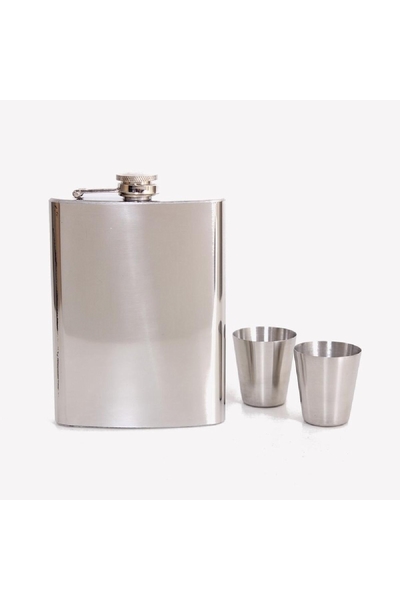 STAINLESS STEEL FLASK - ROTHCO - STEEL - 2