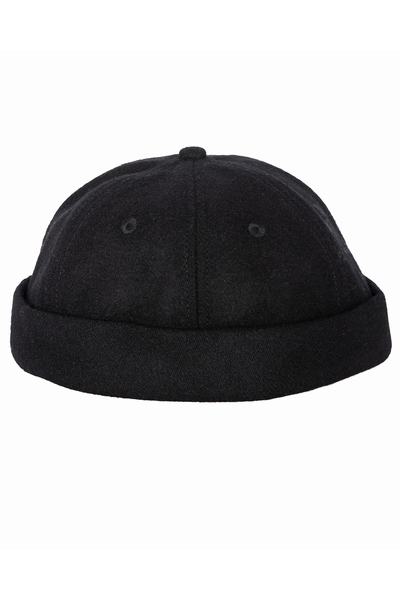 CASQUETTE DOCKER - SCHOTT USA - BLACK - 1