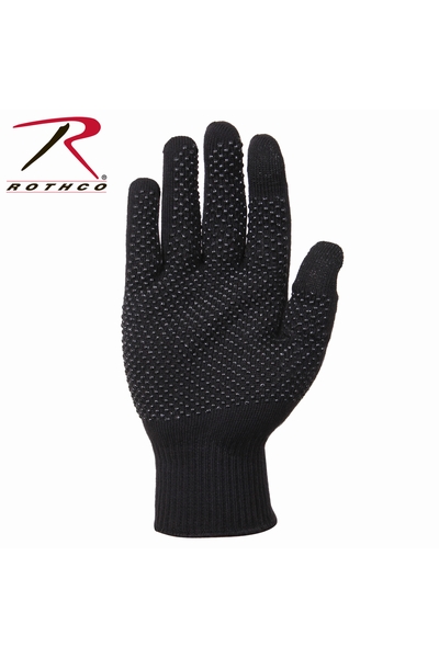BLACK TOUCH SCREEN GLOVES - ROTHCO - BLACK - 2