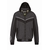 SHORT ZIPPED HOODED JACKET H. ANTHRACITE/BLACK SCHOTT USA