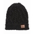 CABLES KNITTED HAT BLACK SCHOTT USA