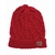 CABLES KNITTED HAT RED SCHOTT USA