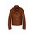 BLOUSON MOTO COURT COGNAC SCHOTT USA