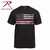 PUBLIC SAFETY T-SHIRT US FLAG RED LINE ROTHCO