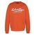 SWEATSHIRT ORANGE SCHOTT USA