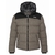 PADDED HOODED JACKET BROWN HOUNDSTOOTH SCHOTT USA