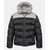 PADDED HOODED JACKET ANTHRACITE SCHOTT USA