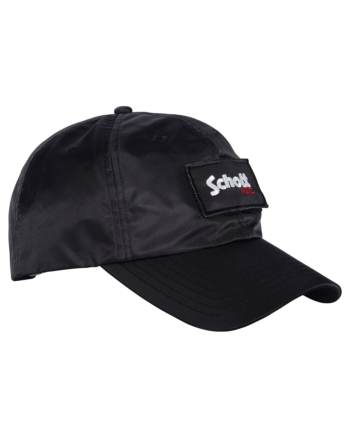CAP IN NYLON - SCHOTT USA - BLACK